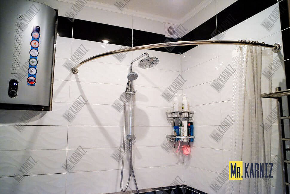Карниз для ванны Aquatika Готика 150х90 Усиленный 25 мм MrKARNIZ фото 10