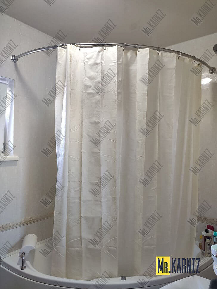 Карниз для ванны Eurolux Римини 150х150 Усиленный 20 мм MrKARNIZ фото 6