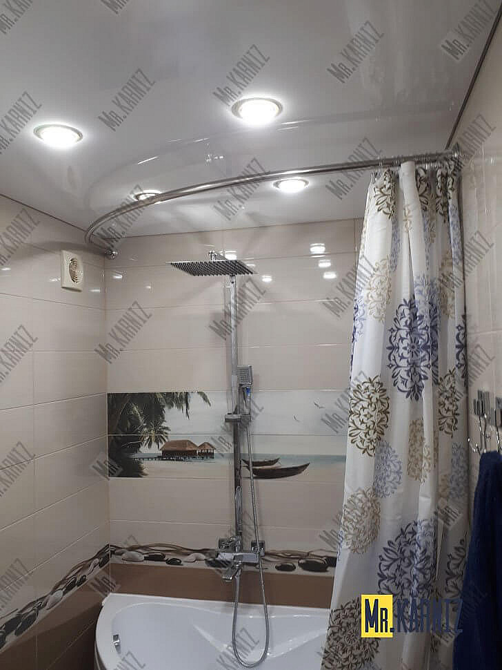 Карниз для ванны Eurolux Римини 150х150 Усиленный 20 мм MrKARNIZ фото 7