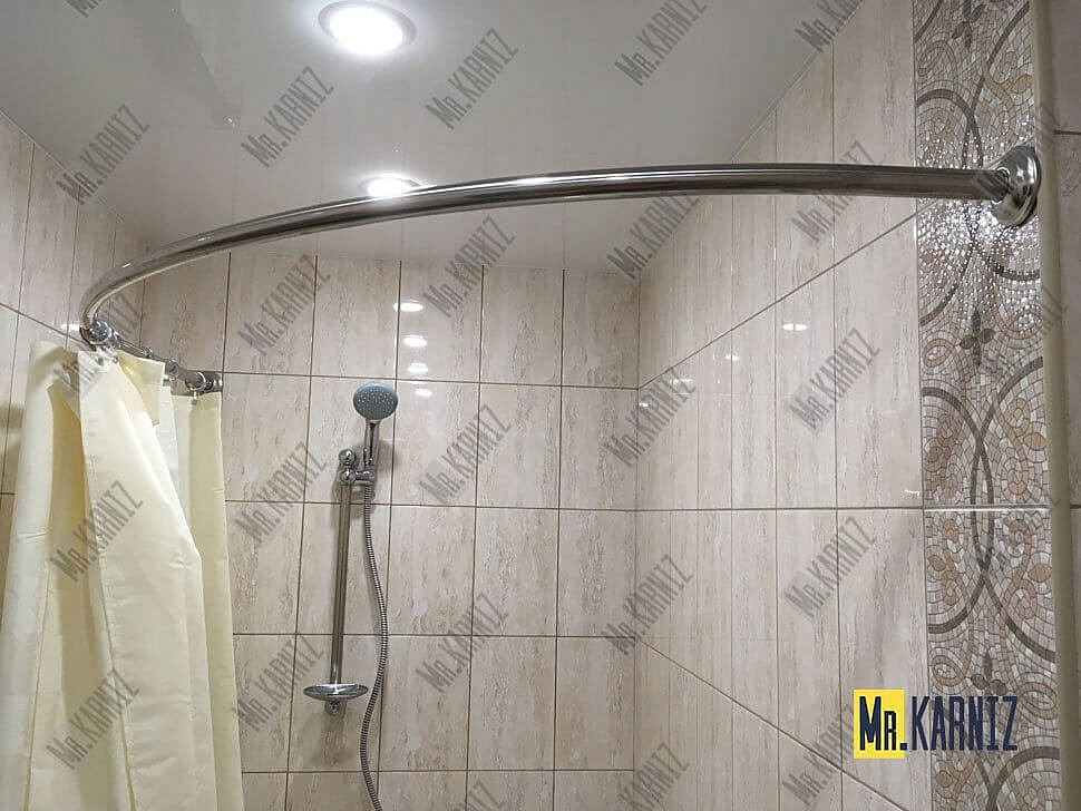 Карниз для ванны Aquanet Capri 160х100 Усиленный 20 мм MrKARNIZ фото 3