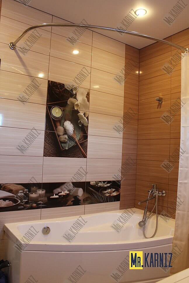 Карниз для ванны Aquanet Accord 150х100 Усиленный 20 мм MrKARNIZ фото 12