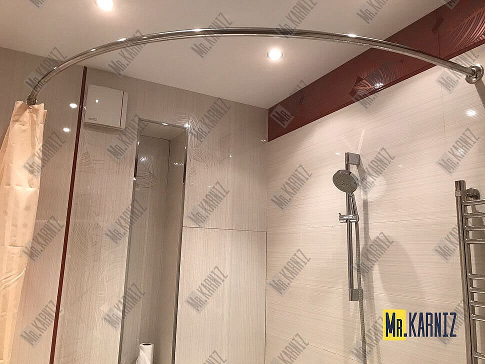 Карниз для ванны Aquatika Готика 150х90 Усиленный 25 мм MrKARNIZ фото 3