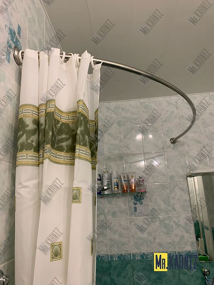 Карниз для ванны Aquatika Готика 150х90 Усиленный 25 мм MrKARNIZ фото 4