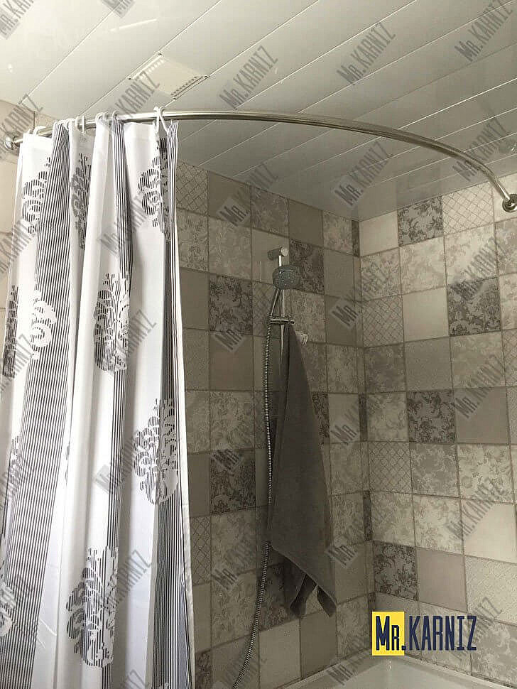 Карниз для ванны Aquatika Готика 150х90 Усиленный 25 мм MrKARNIZ фото 5
