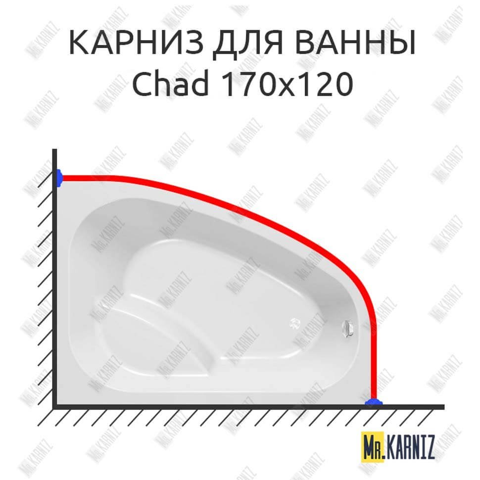 Карниз для ванны Kolpa-San Chad 170х120 Усиленный 20 мм MrKARNIZ Карниз для ванны Kolpa-San Chad 170х120 Усиленный 20 мм MrKARNIZ
