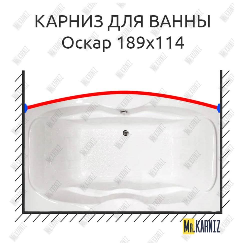 Карниз для ванны Triton Оскар Передний борт 189х114 Усиленный 20 мм MrKARNIZ Карниз для ванны Triton Оскар Передний борт 189х114 Усиленный 20 мм MrKARNIZ